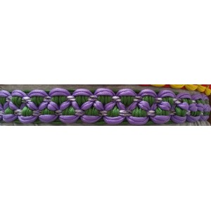 DOUBLE KBK RIEM - PAARS / GROEN DOUBLE KBK RIEM - PAARS / GROEN